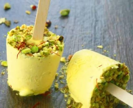Pistachio Kulfi.