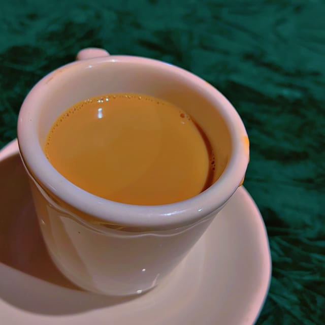 Karak Chai Tea with Milk.