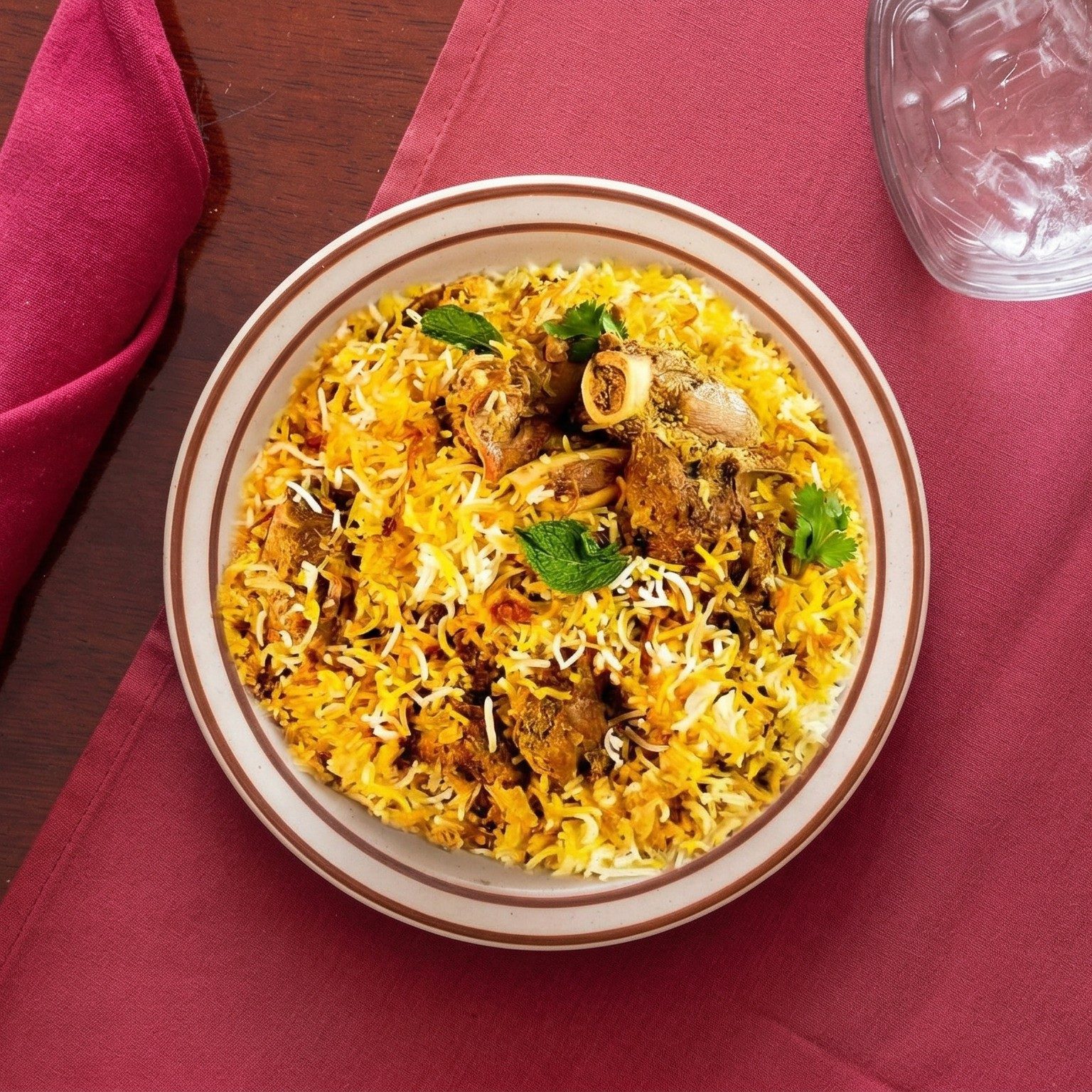 Goat Biryani.