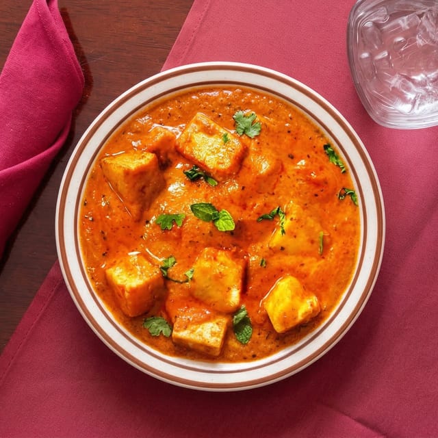 Paneer Tikka Masala.