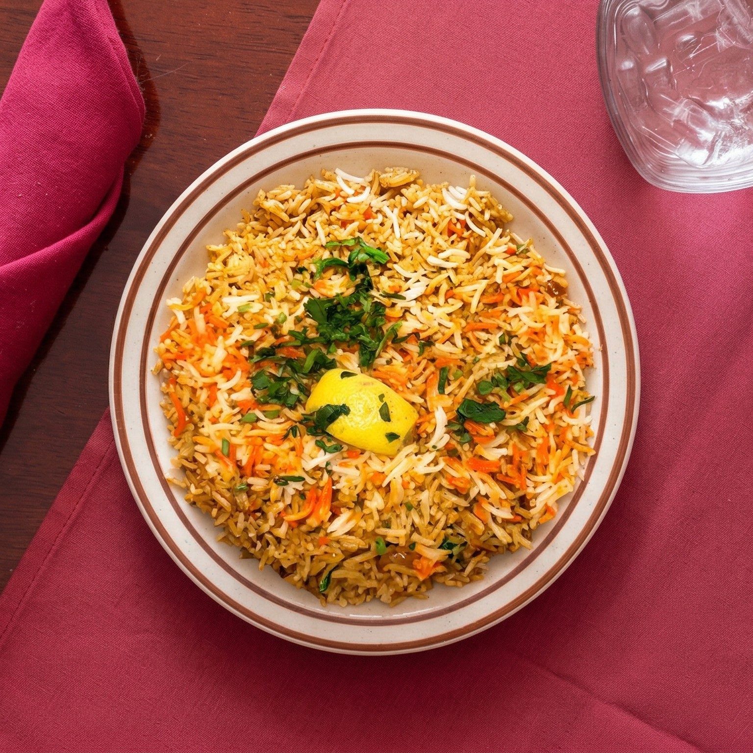 Shrimp Biryani.